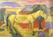 Franz Marc Long Yellow Horse (mk34) Spain oil painting artist